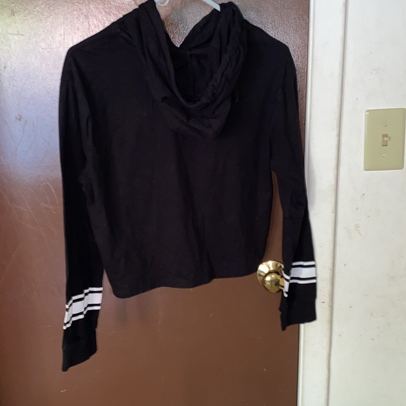 Women’s black authentic, Disney, Mickey Mouse, hooded crop sweatshirt 💋💋💋 - Picture 5 of 5